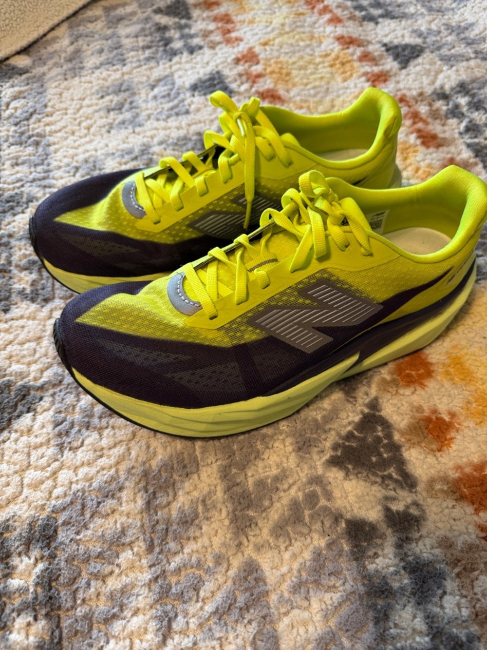 New Balance Neon Yellow & Black Performance Running Shoes